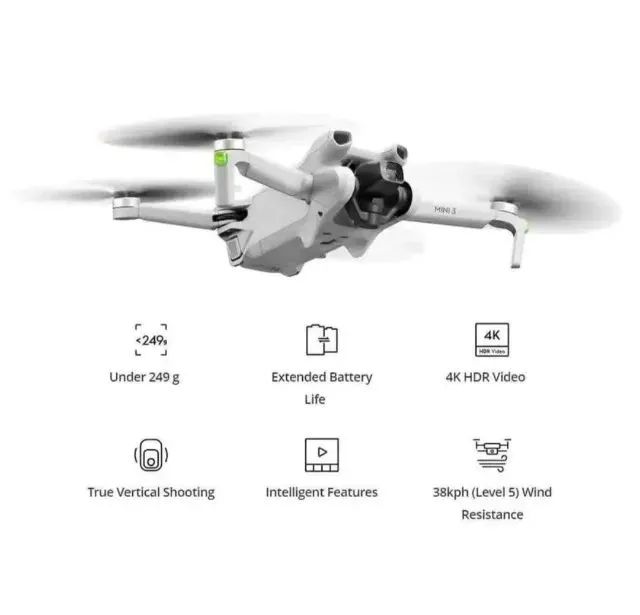 Drone DJI Mini 3 Fly More Combo- Novo - Foto 6