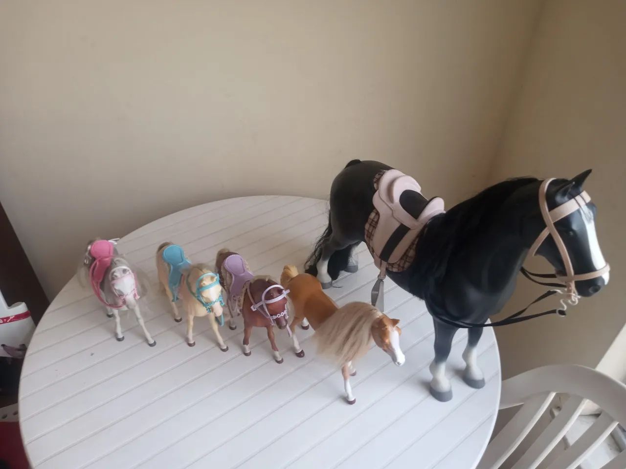 Cavalo preto grande de brinquedo (somente o cavalo preto) our generation - Foto 2