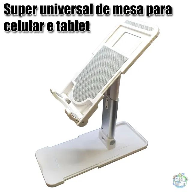 Suporte universal de mesa para celular e tablet