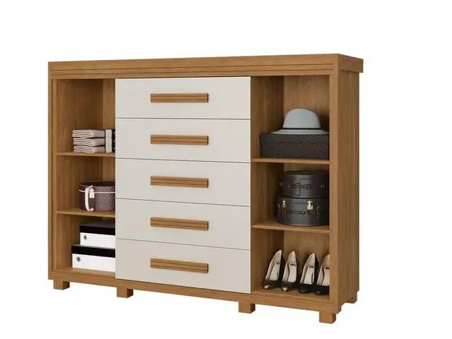 Comoda 100%MDF HAVANA Barreto  - Foto 2