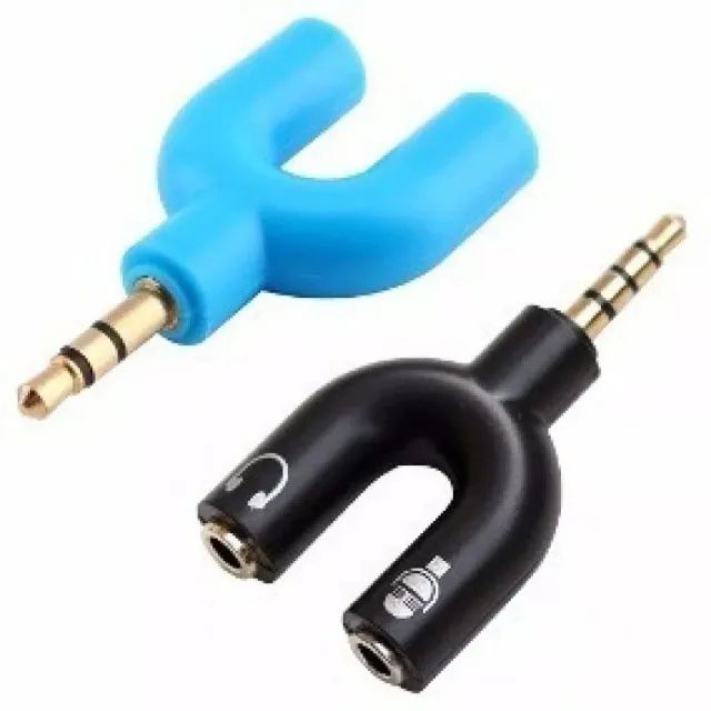 adaptador de áudio p3 x p2 kirin fone microfone no celular - Foto 2