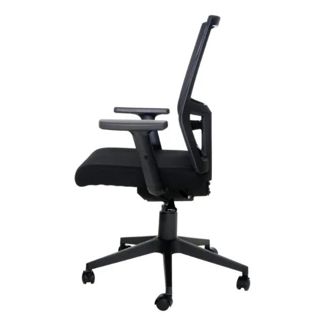 Cadeira de Escritório Diretor Tela Mesh KIEV Preta Ergonômica Conforto Modelo 34006 - Foto 2