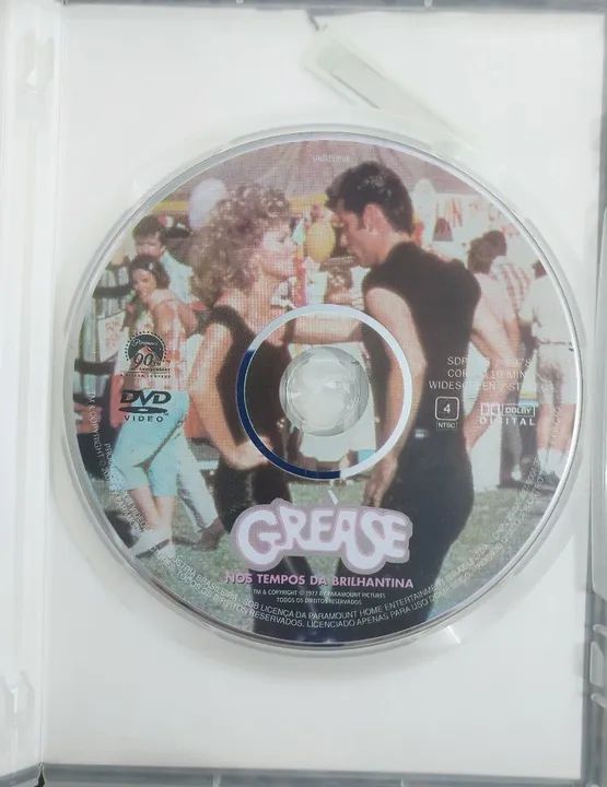 DVD Grease - Nos Tempos da Brilhantina - John Travolta e Olivia Newton-John - Foto 3