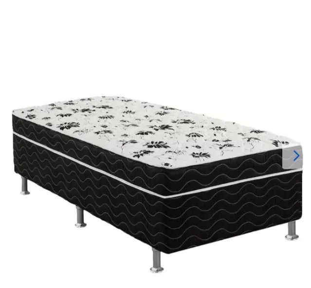 Cama Box + Colchão slim 1,88 x 0,88 Espuma