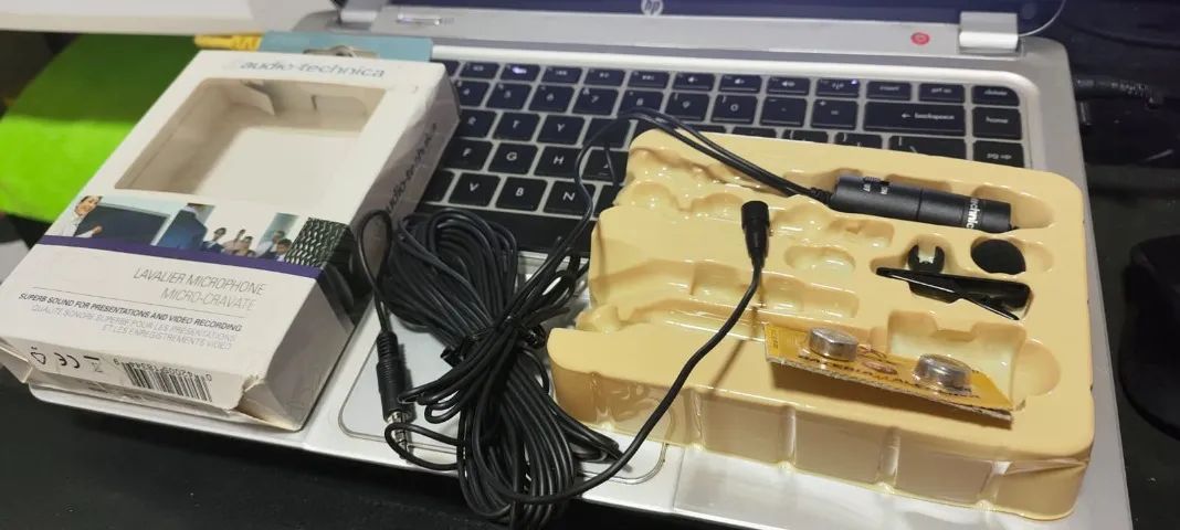 Microfone Lapela Audio-technica Para Entrevistas - Foto 4