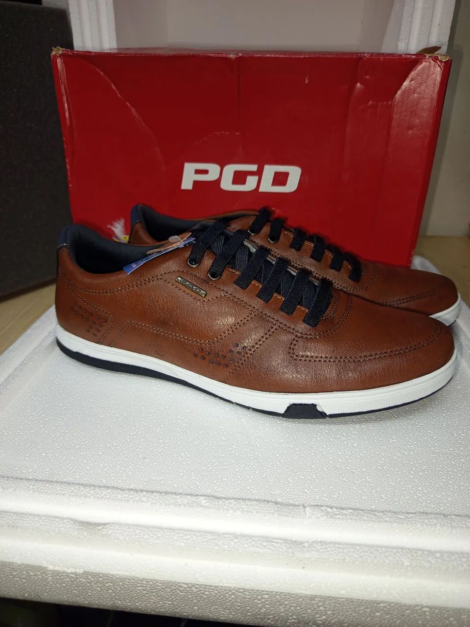 Tênis Masculino Casual Marrom