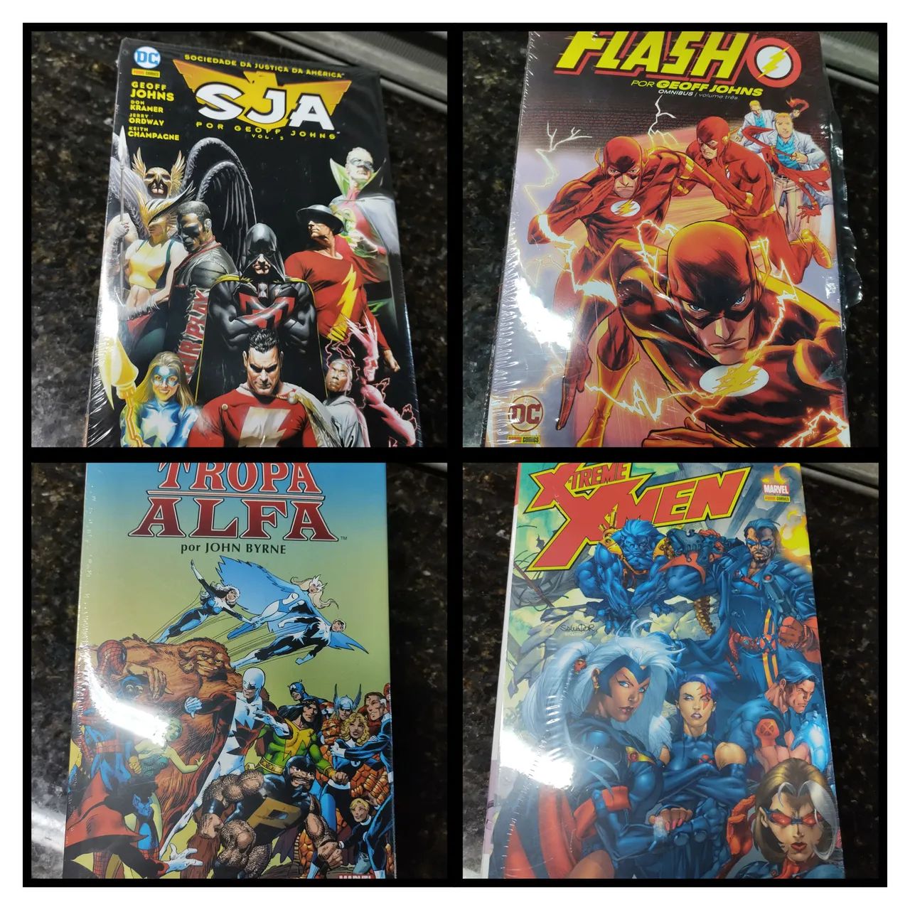 HQS Panini books Marvel DC novos lacrados 