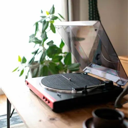 Toca Discos Audio-Technica AT-LP60XBT-RD