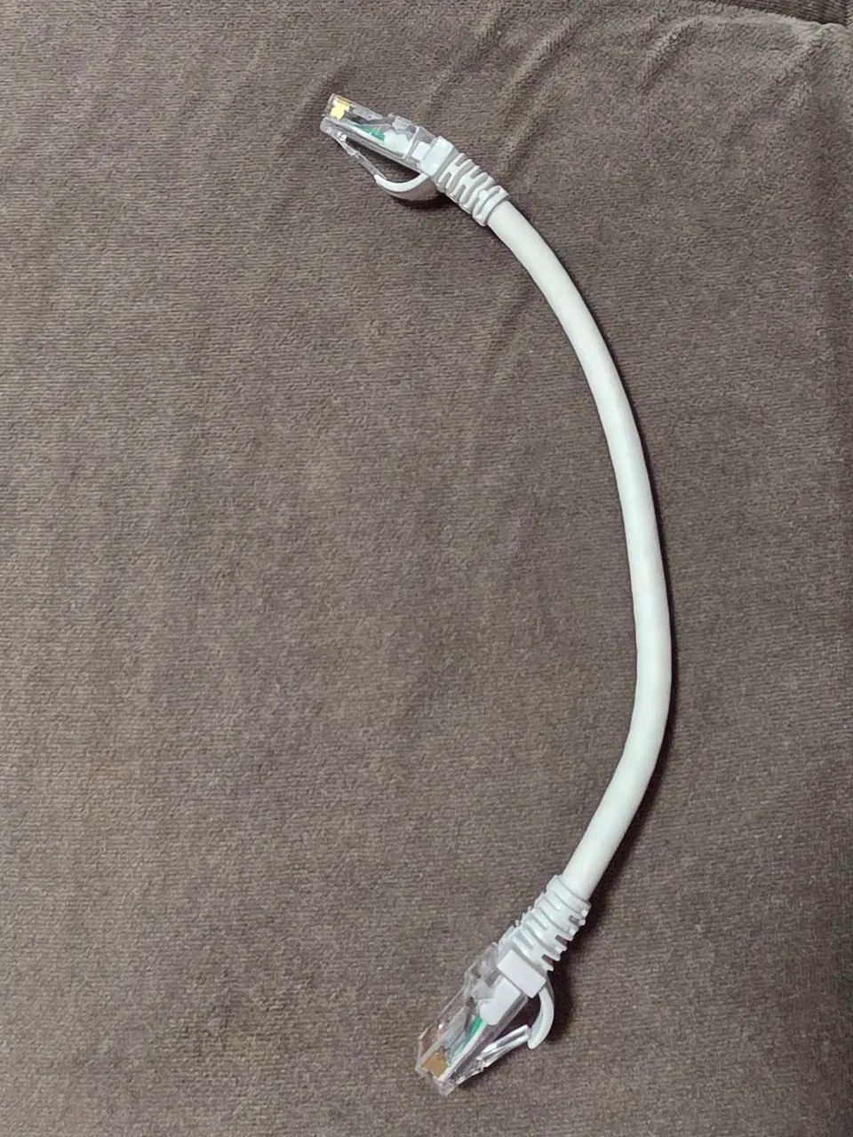 Cabo de Rede Patch Cord 20 Centímetros 