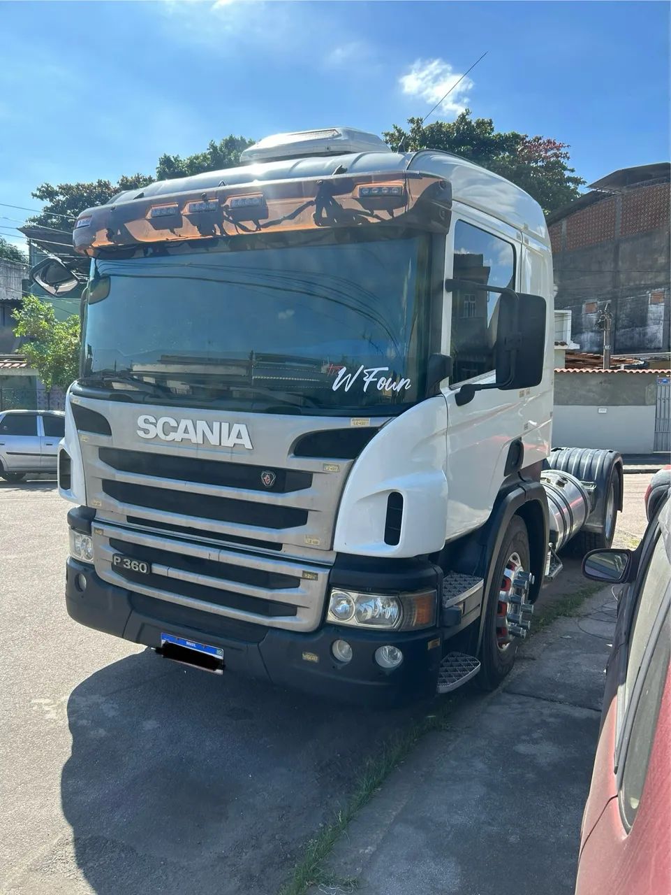Scania p360 4x2 automático caminhão conservado 
