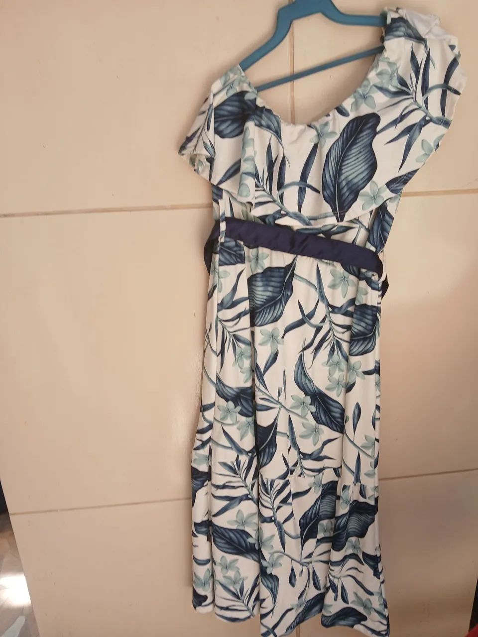 Vestido longo floral tam 44 ( R$ 50,00) - Foto 2