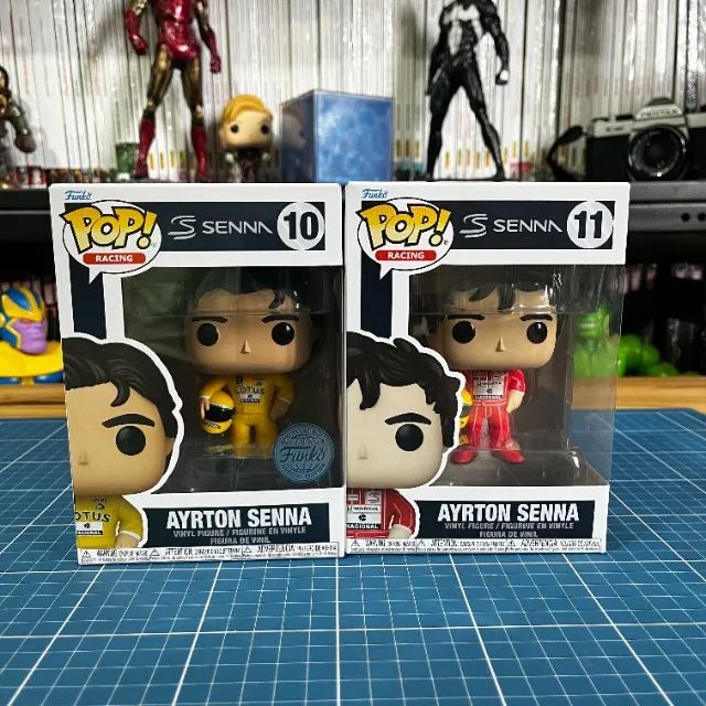 Kit Funko Pop Ayrton Senna 10 e 11