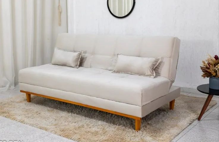 Sofá Cama Madrid 1,82 Linho Novo varios modelos