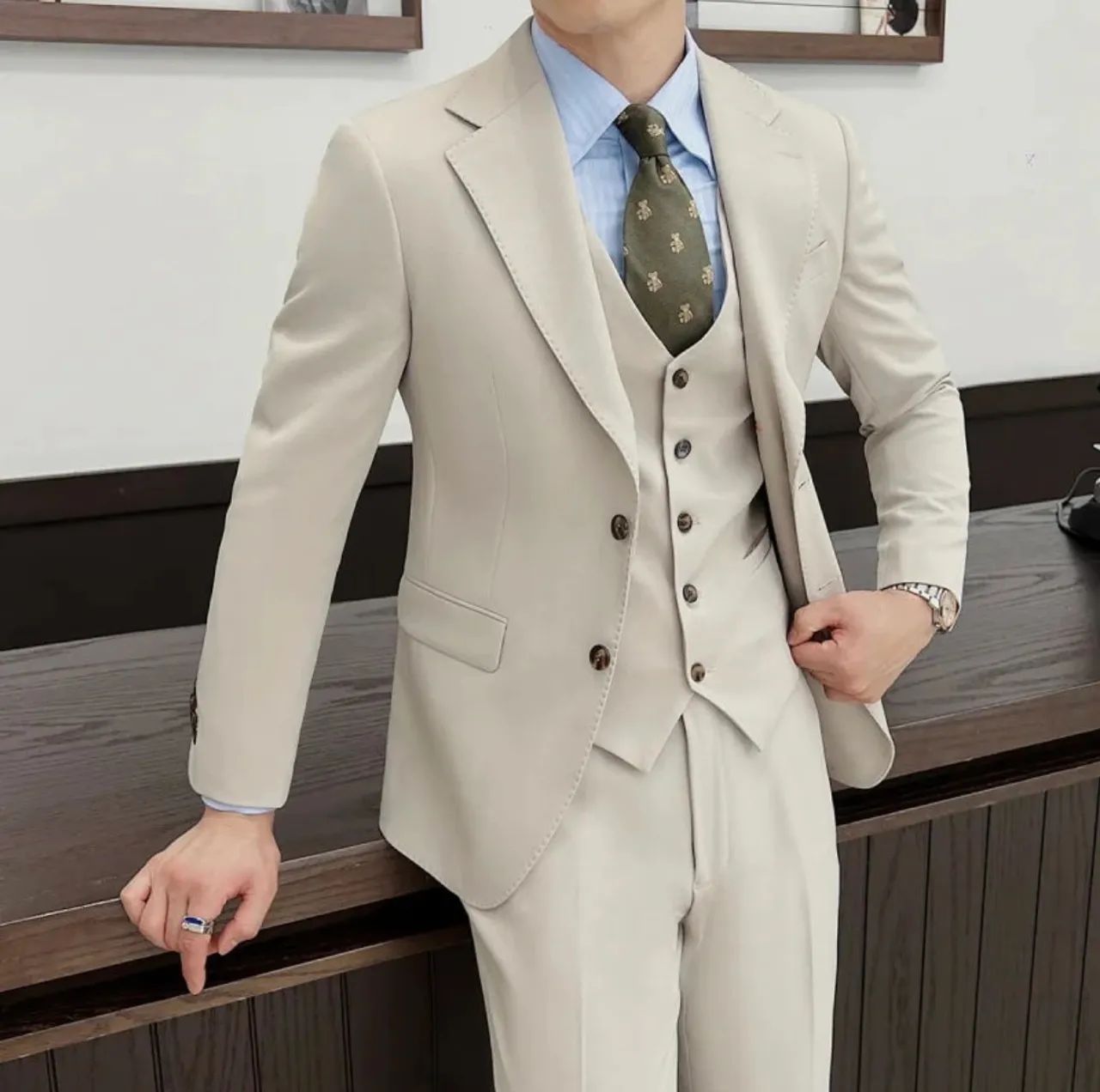 TERNO MASCULINO SLIM MODERN LUXURY - Foto 2