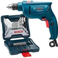 Furadeira de Impacto Bosch 450w + Kit de Brocas Bosch 33 Peças