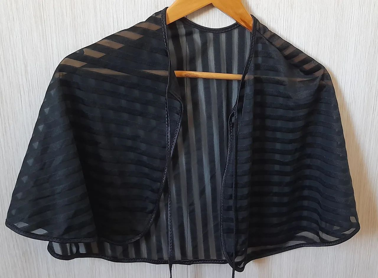 Camisola longa com bolero  - Foto 4