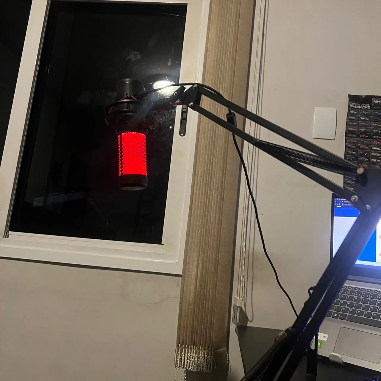 Microfone HyperX QuadCast com Pedestal - Foto 5