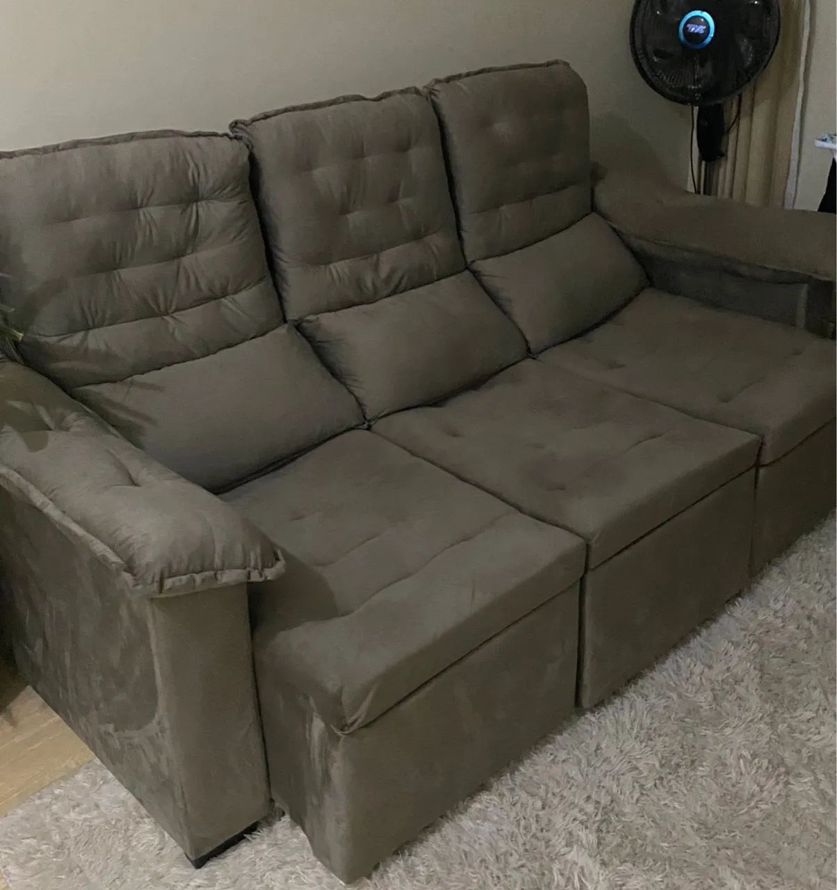 Brown reclining sofa64385922425346121
