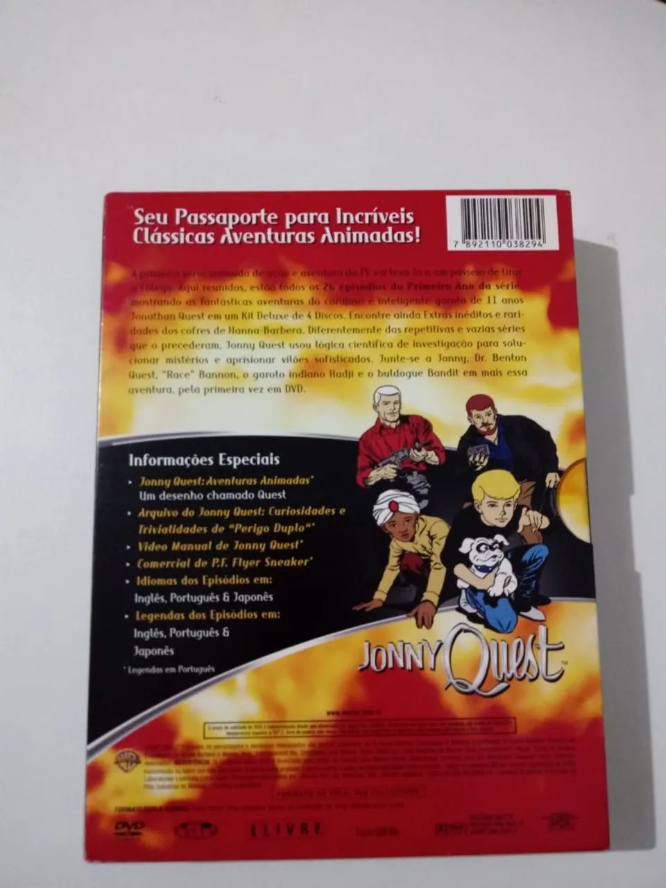 Box Dvd Johnny Quest - A Primeira Temporada Completa - CDs, DVDs