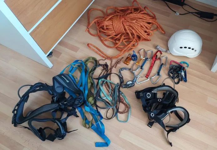 Kit Completo de Equipamentos para Escalada - Oportunidade Única!