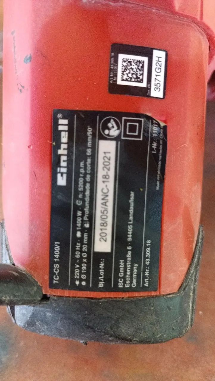 Serra Circular Einhell TC-CS 1400/1 - Foto 2