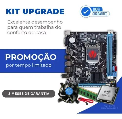 Kit Upgrade I3 6100 + Mb H110 + Mem. 8gb Ddr4 + Cooler ,com garantia - Foto 3