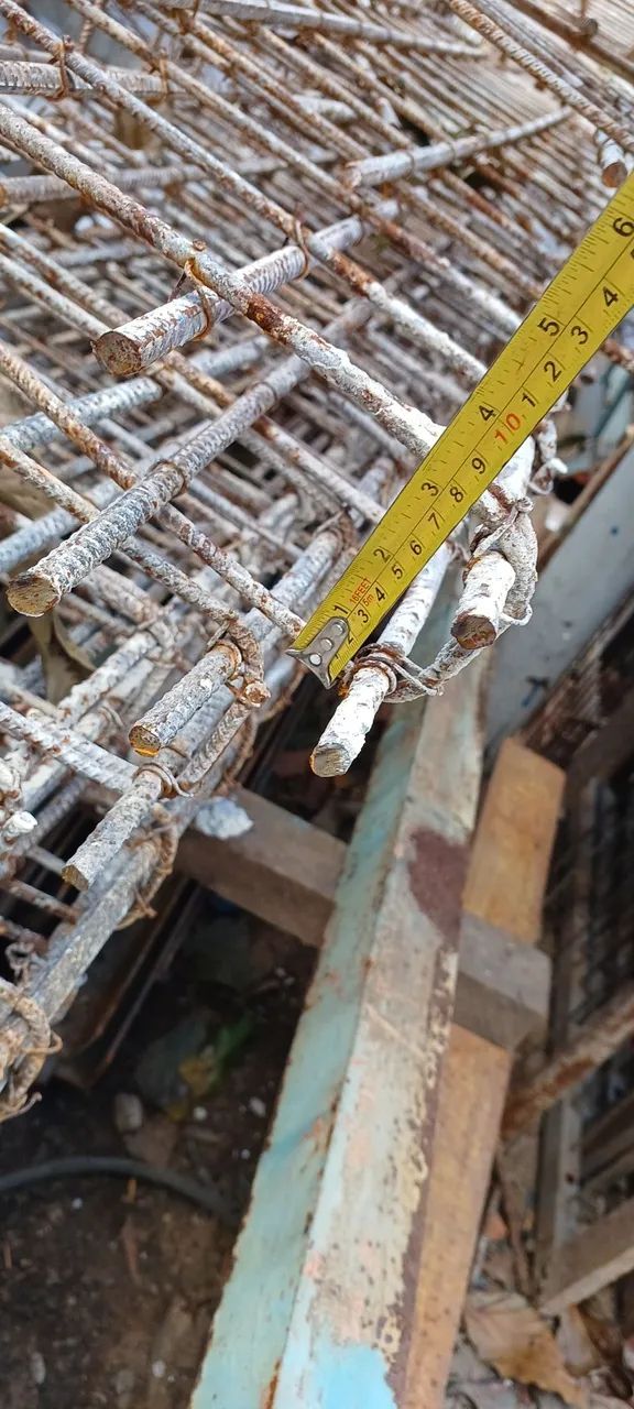 VIGAS LARGAS USADAS DE 8 FERROS 3/8 ESTRIVO 1/4 /// R$70,00 O METRO  - Foto 4