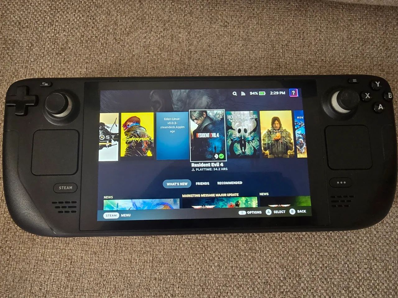 Steam Deck LCD 512GB - Consoles de Vídeo Game - Norte (Águas