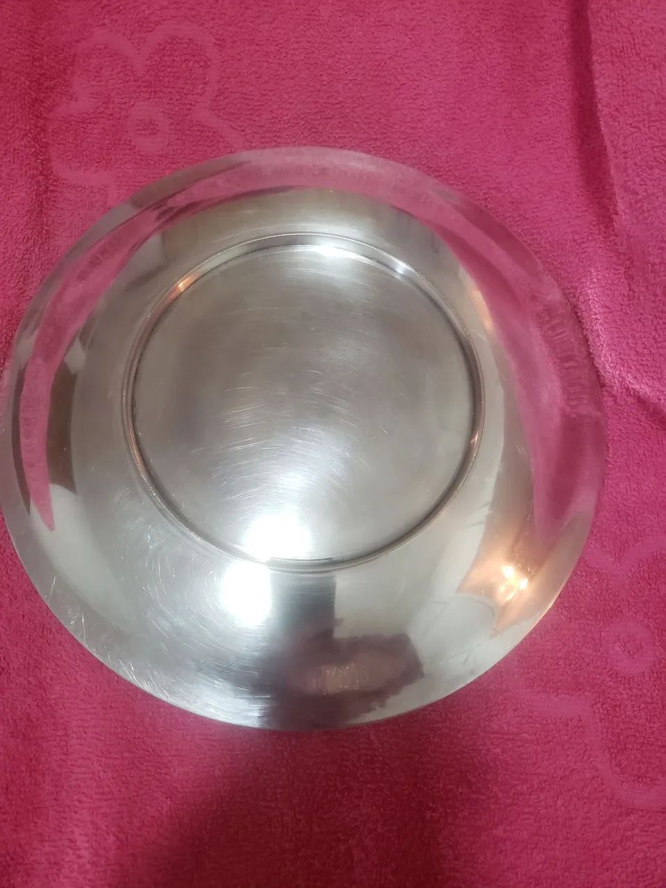 Centro de mesa/bandeira espessurada em prata  - Foto 2