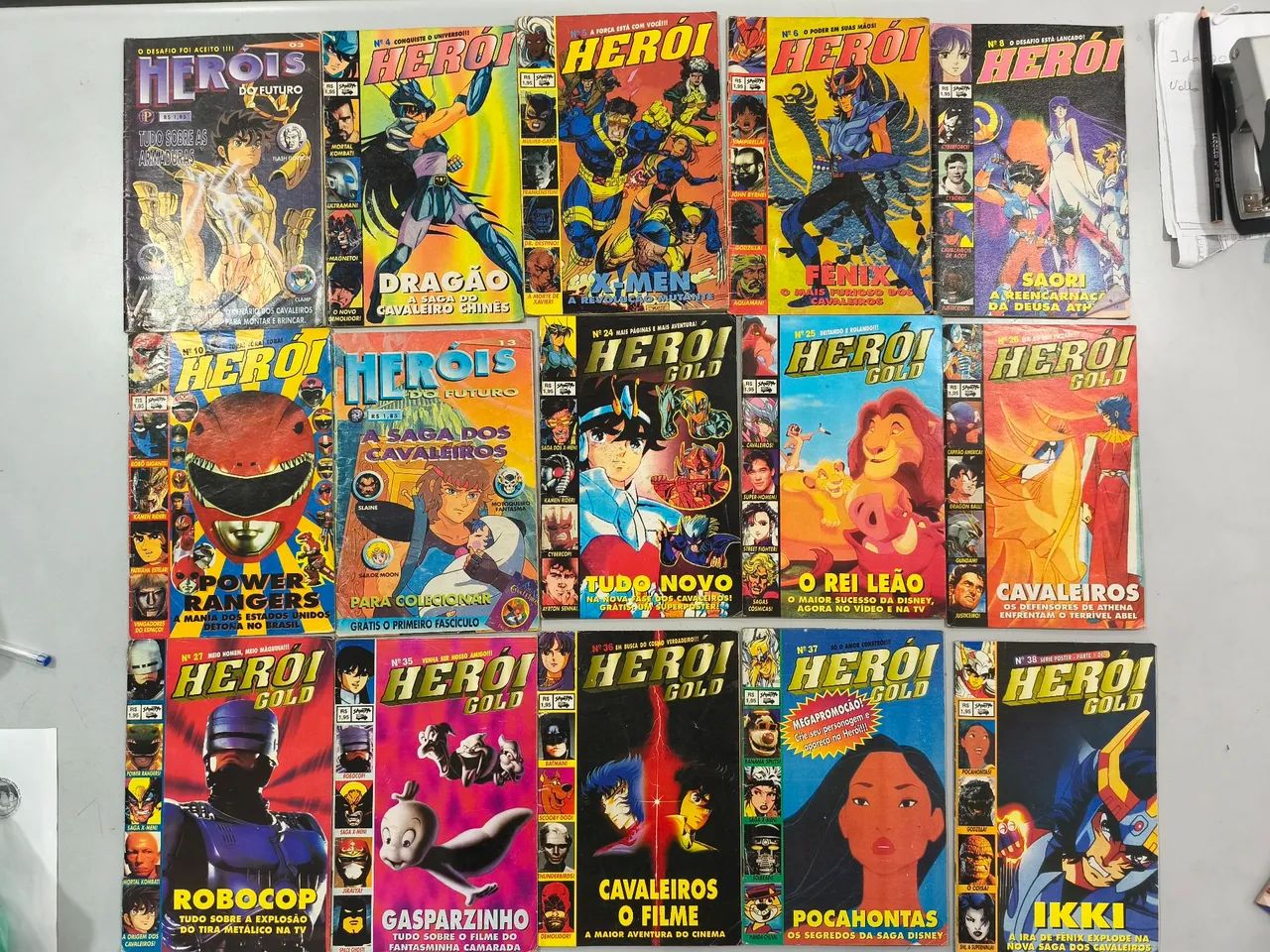 Revistas Heróis e Anime Do.