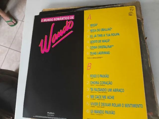 Super LP O MUNDO ROMANTICO DE WANDO - em ótimo estado - Foto 2