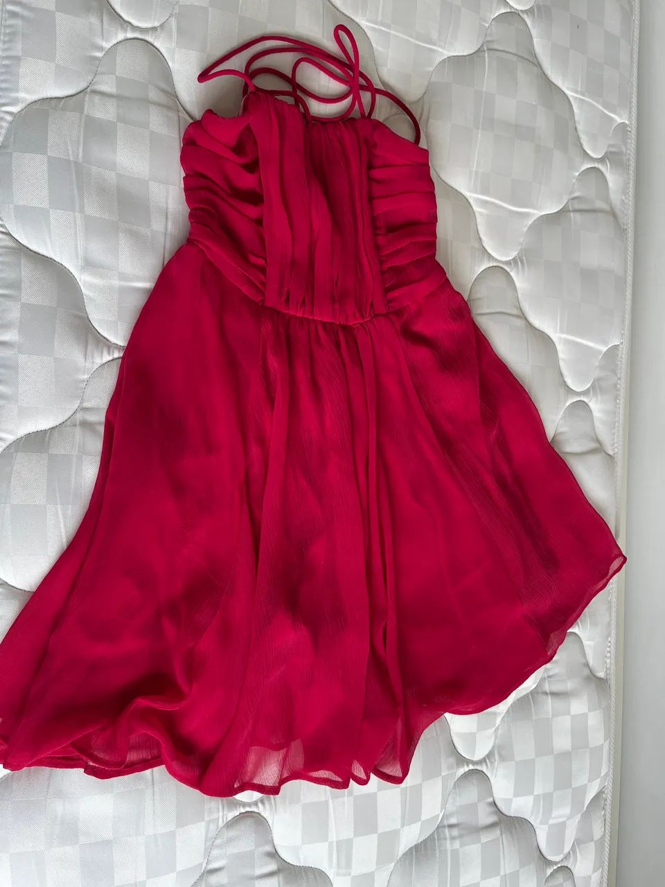 Vestido rosa curto tamanho P - Foto 2
