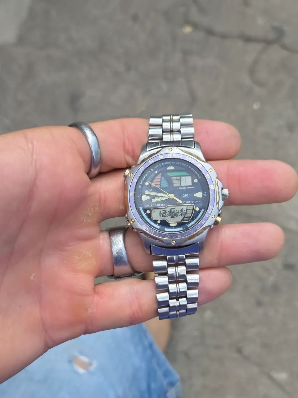 Technos cronógrafo antigo  - Foto 5