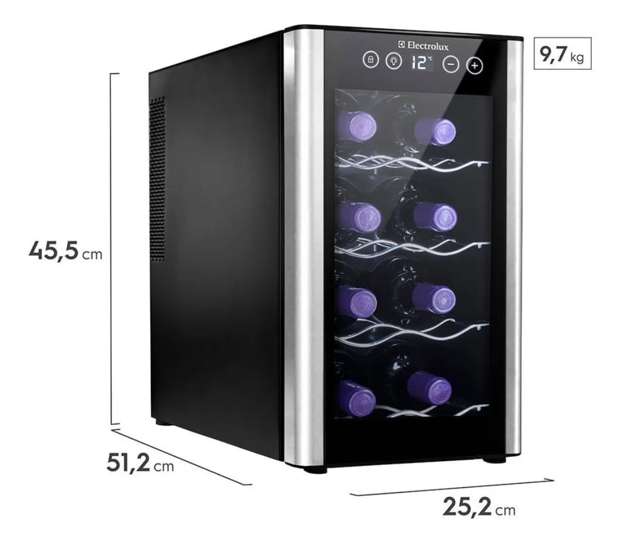 Adega de Vinho Electrolux 08 Garrafas - Foto 3