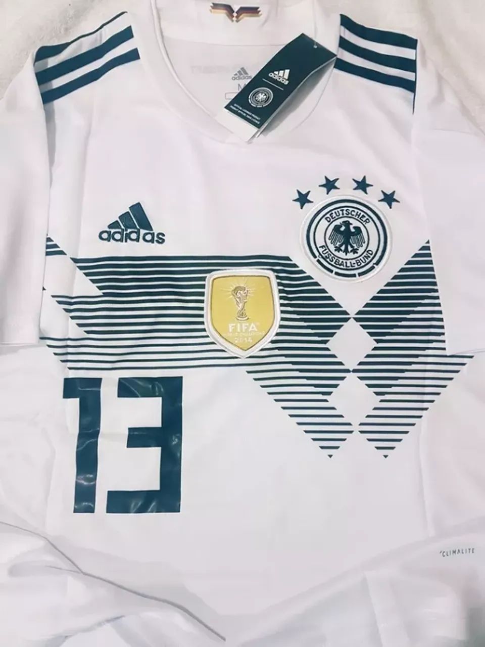 Camisa Alemanha com Patch Copa do Mundo - Foto 3