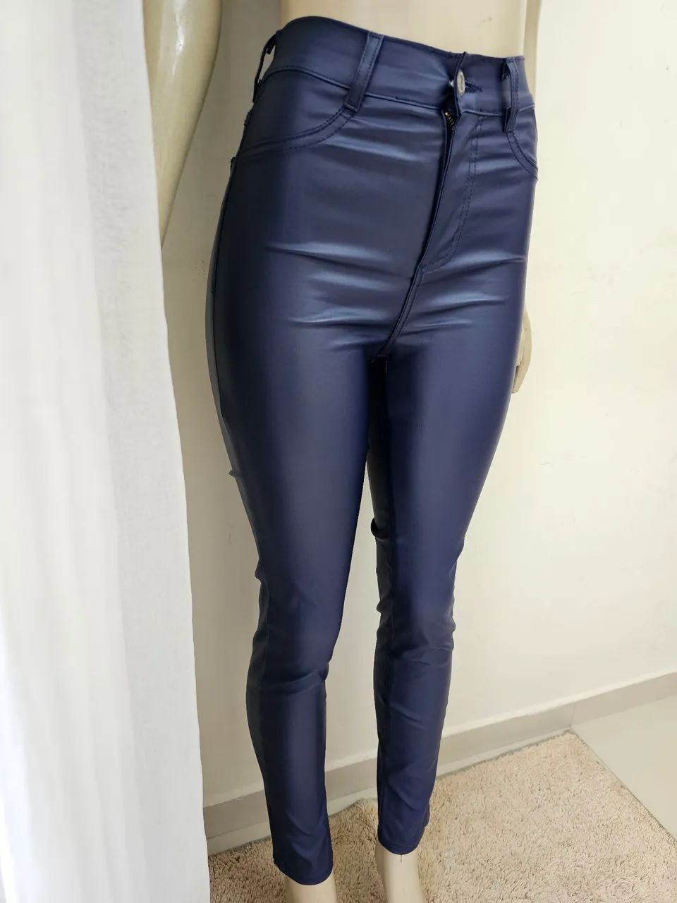 Calça couro fake Sawary  - Foto 4