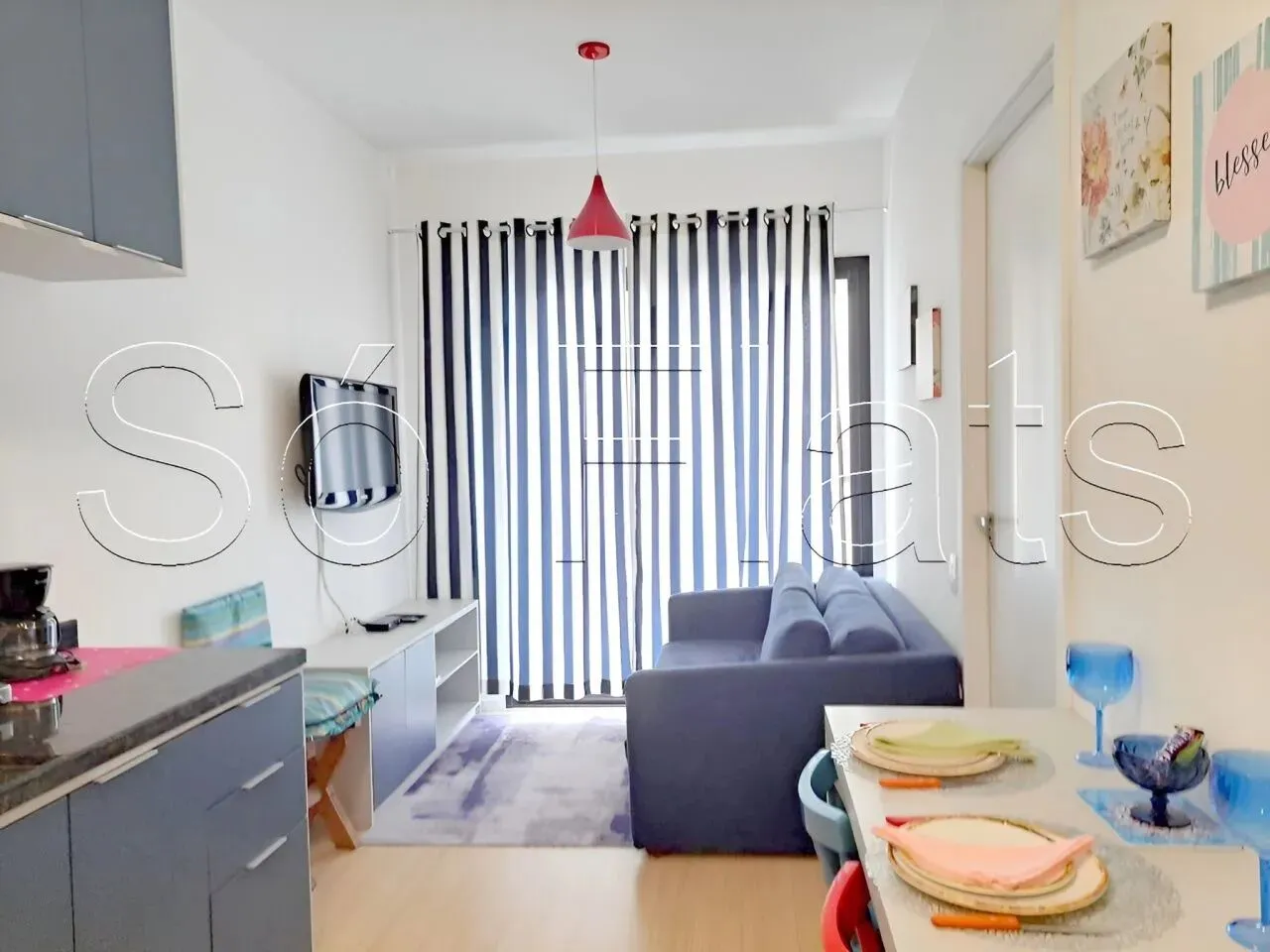 Studio Nex One Butantã, apto disponível para locação totalmente mobiliado com 33m² e 1 dor