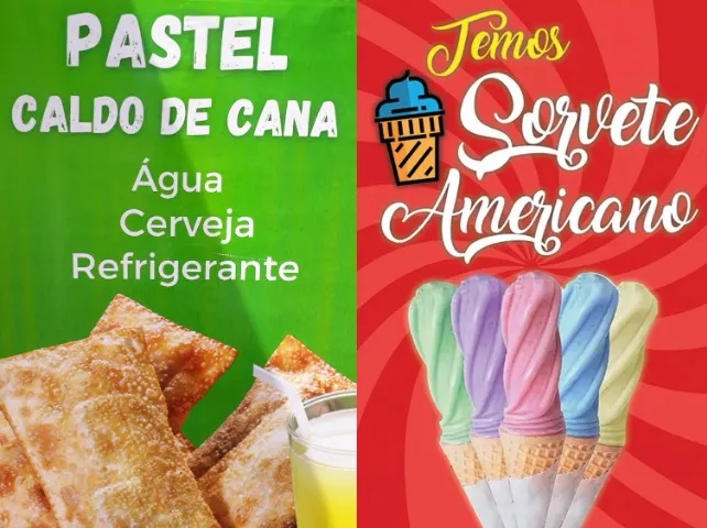 PASTEL, CALDO DE CANA e SORVETE AMERICANO em SALTO GRANDE