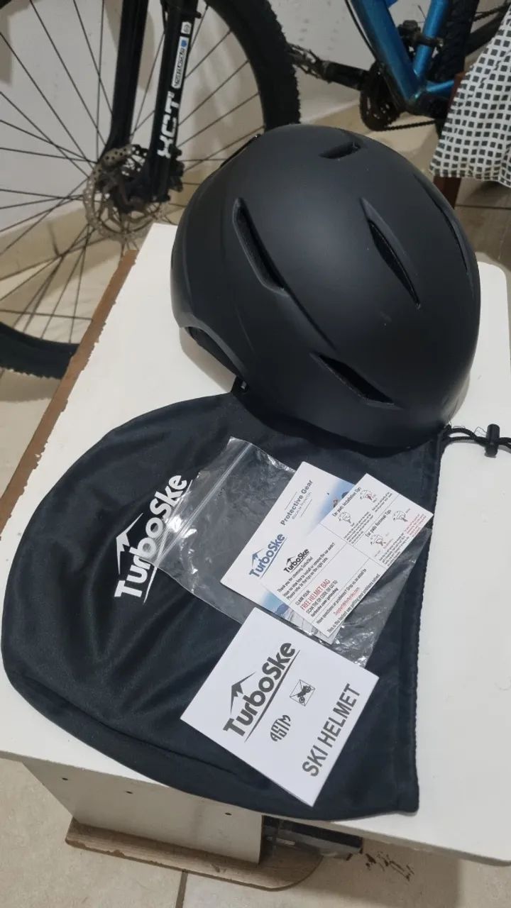 Capacete Turbo Ske pouco usado - Foto 2