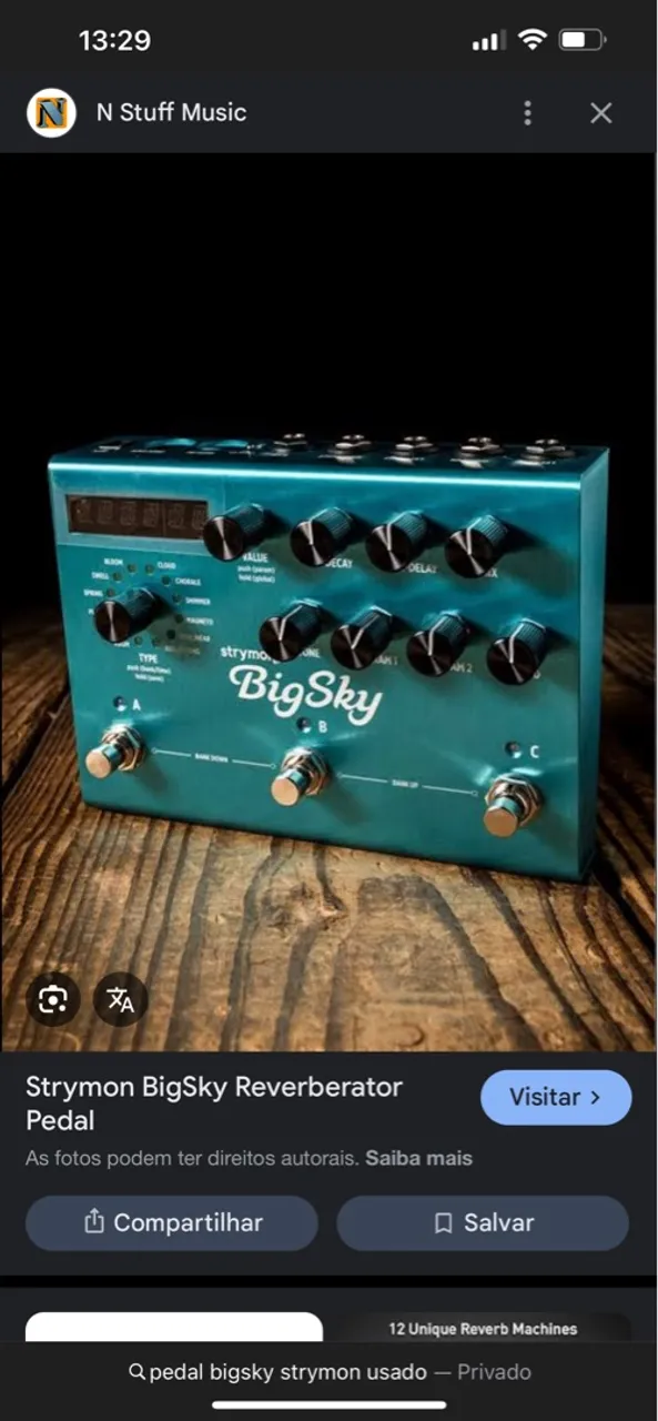 Pedal Bigsky strymon