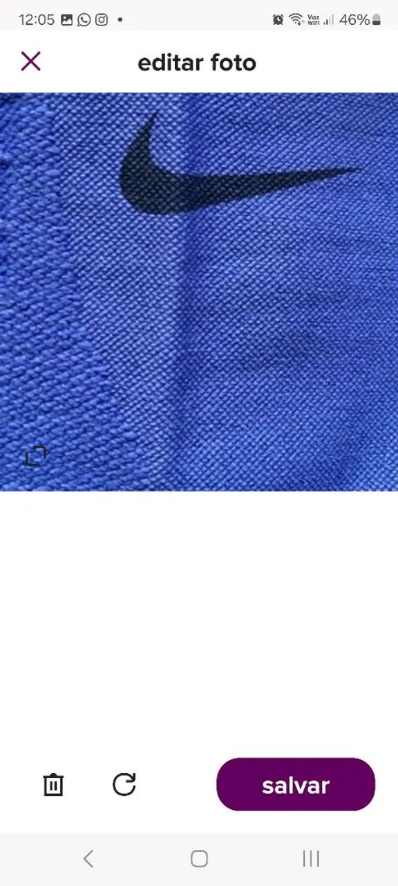 Calça Legging Azul com Detalhes - Foto 4