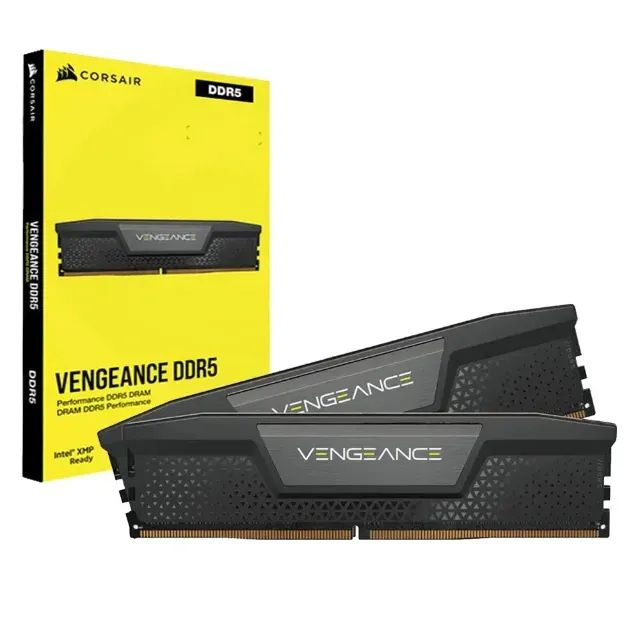 (NOVO) Memória RAM Corsair Vengeance, 64GB (2x32GB), 5600MHz, DDR5, CL40, Preto