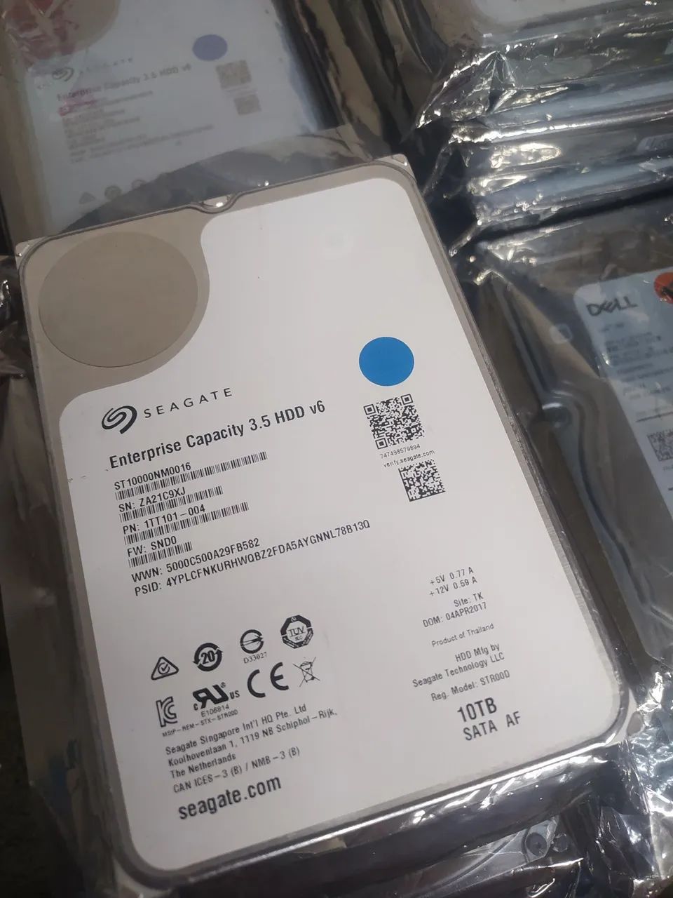 HD INTERNO 10TB RETIRADO DE SERVIDORES COM GARANTIA 