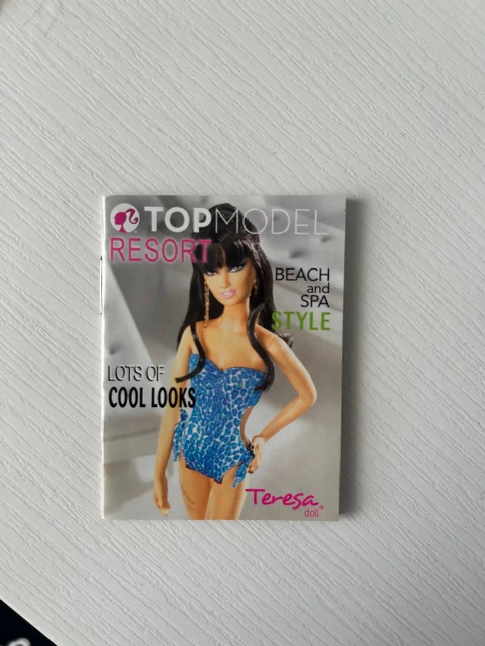 Revista boneca Barbie Top Model Resort Teresa Brinquedos e Jogos