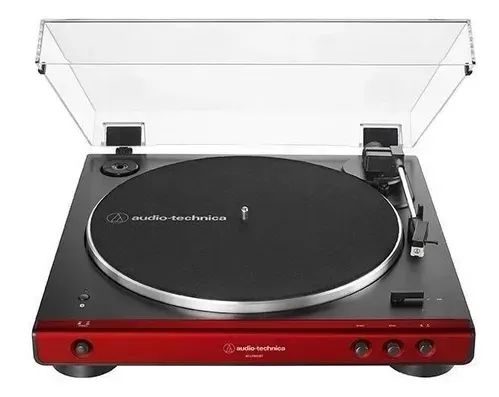 Toca Discos Audio-Technica AT-LP60XBT-RD - Foto 3