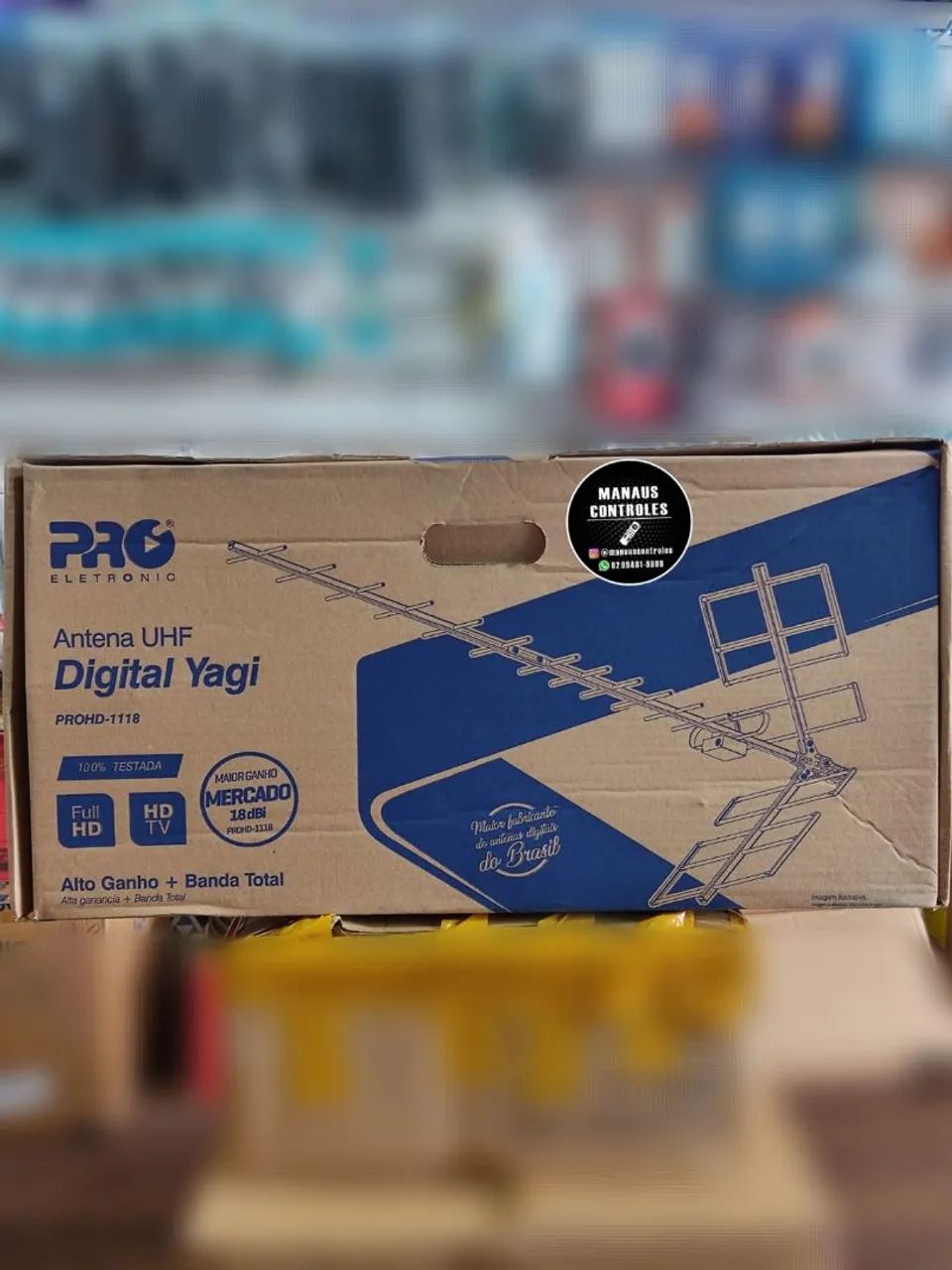 Antena Digital Yagi PROHD-1118 - Alto Ganho