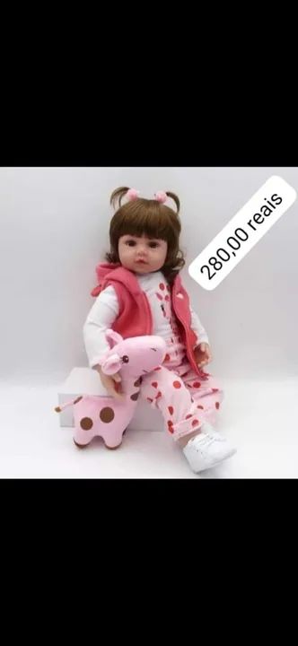 Boneca bebê reborn em silicone realista  - Foto 2