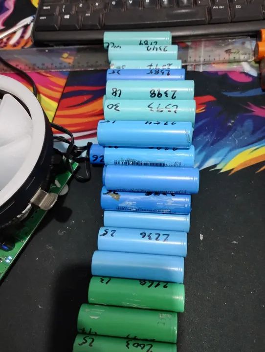 80 células 18650 recicladas de notebook  - Foto 2