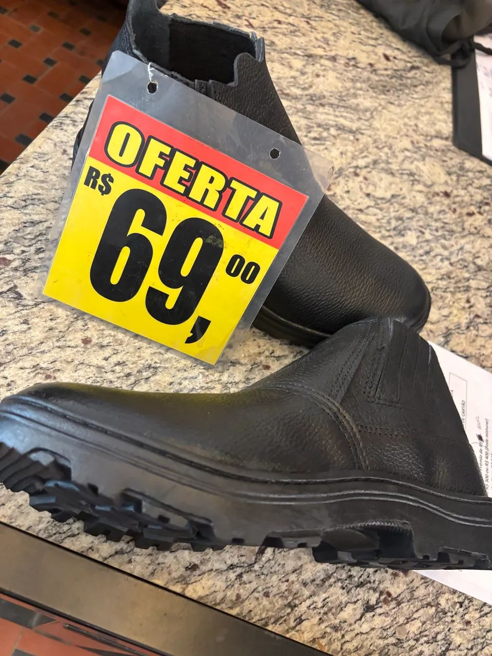 BOTINAS EPI DE 109,00 reais POR APENAS 69,00 REAIS cada par