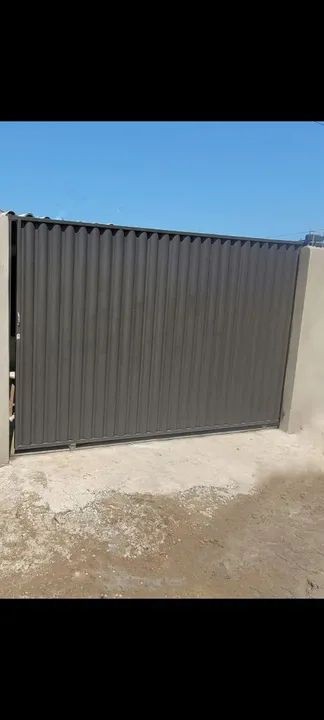 Portão galvanizado 